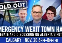 Emergency Wexit Town Hall meeting in Calgary