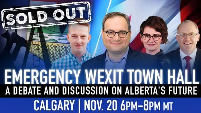 Emergency Wexit Town Hall meeting in Calgary