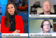 Dr. Stephen Malthouse and Ted Kuntz of Vaccine Choice Canada