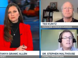 Dr. Stephen Malthouse and Ted Kuntz of Vaccine Choice Canada