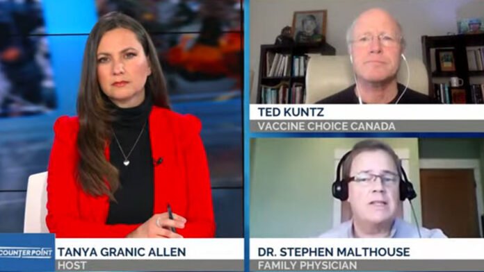 Dr. Stephen Malthouse and Ted Kuntz of Vaccine Choice Canada
