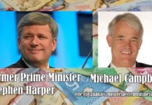 Stephen Harper and Michael Campbell