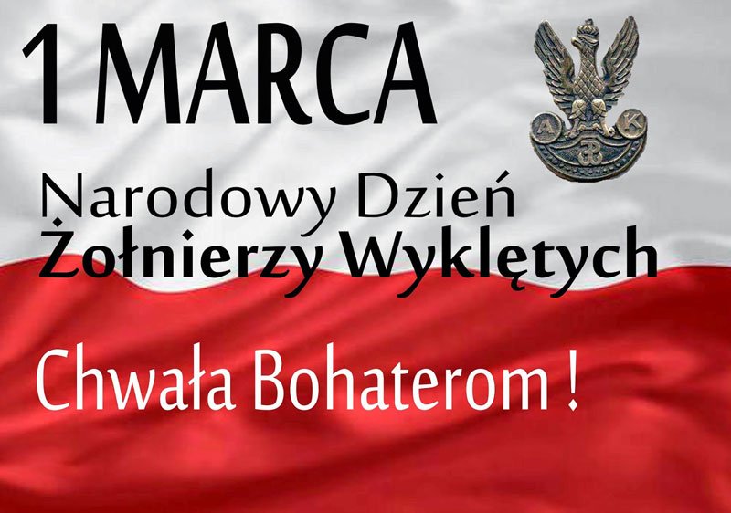 Narodowy Dzień Pamięci Żołnierzy Wyklętych plakat