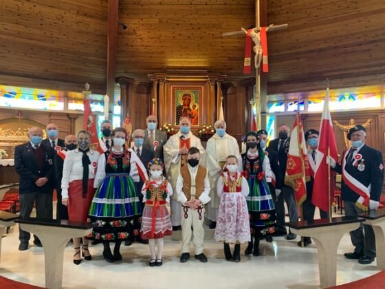 Święto Flagi 2021 Parafia Matki Bożej Królowej Pokoju Calgary 1
