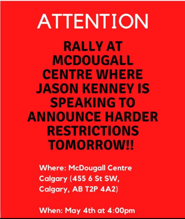 Lista Wydarzeń 2 Anti-Lockdown Rally Calgary