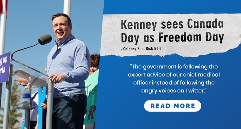 This year, Kenney sees Canada Day as Freedom Day.