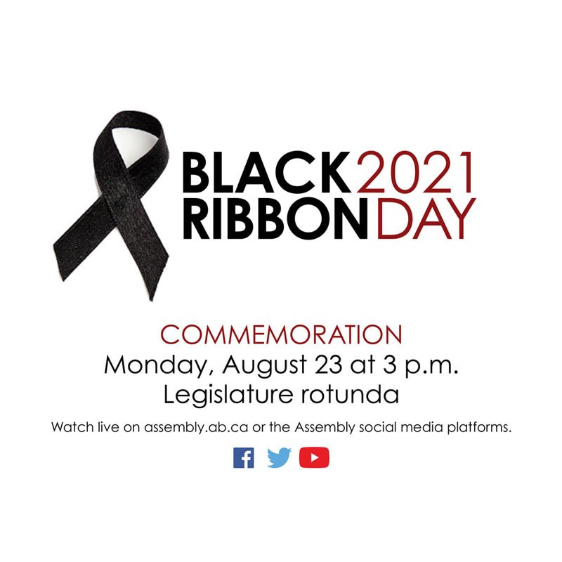 Black Ribbon Day Edmonton 2021