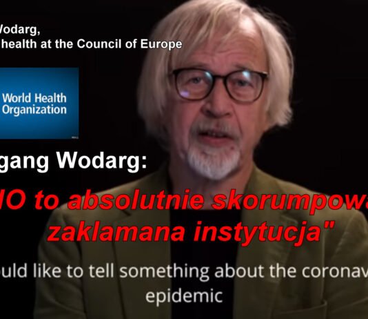 Dr Wolfgang Wodarg, byly szef zdrowia w Radzie Europy