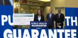 Premier Danielle Smith oglasza gwarancje zdrowia publicznego
