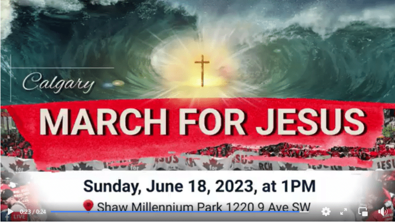 March for Jesus 2023 poster