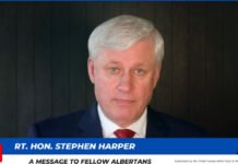 Wiadomosc od byłyego premiera Kanady Stephena Harpera
