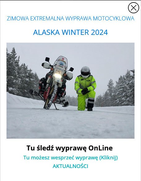 Marek Suslik White Wolf Ekstremalna wyprawa na Alaskę motocyklem