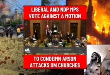 Another church is burned down in Canada.