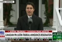 Justin Trudeau Resigns