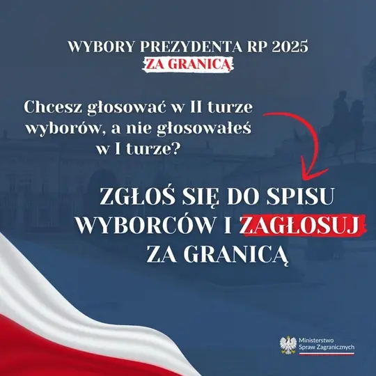II tura wyborów na Prezydenta RP za granicą