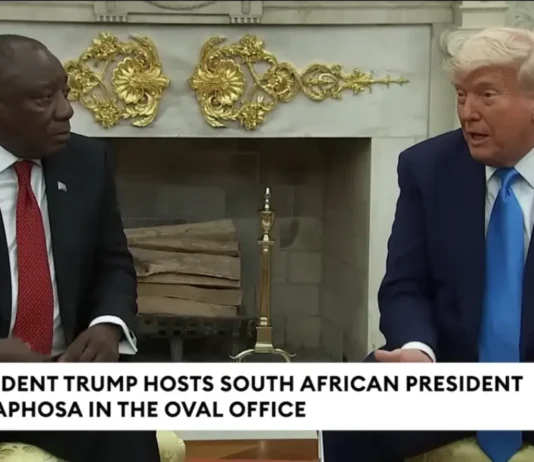 Trump South Africa President Have Shocking Argument about White Farmer Death Claims
