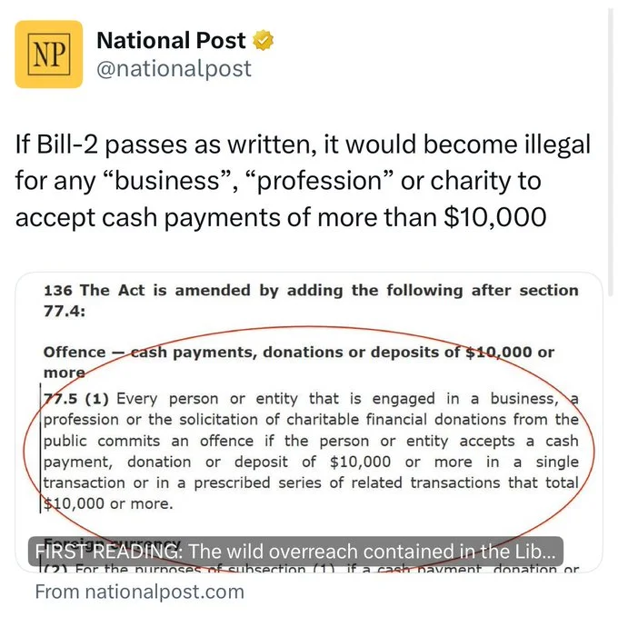 Carney chce szpiegować wszystkich Kanadyjczyków. 1 Bill C2 is all about covert surveillance!