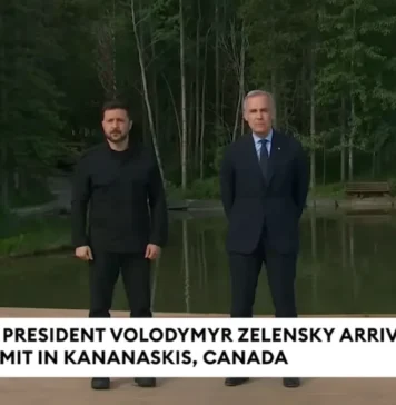 Ukrainian President Volodymyr Zelensky Arrives At The G7 Summit In Kananaskis Canada