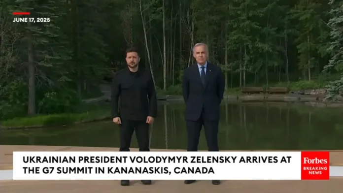 Ukrainian President Volodymyr Zelensky Arrives At The G7 Summit In Kananaskis Canada Ukrainian President Volodymyr Zelensky Arrives At The G7 Summit In Kananaskis Canada