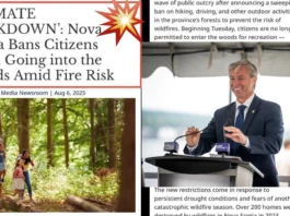 Nova Scotia’s forest ban.