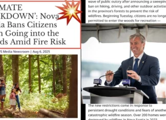 Nova Scotia’s forest ban.