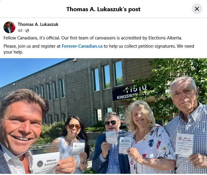 Thomas A. Lukaszuk Forever Canadian
