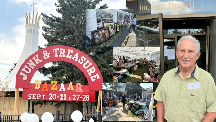 Bazaar Calgary Alex top Parafia Matki Bożej Królowej Pokoju powtarza „akcję” Wyprzedaż rupieci i skarbów
