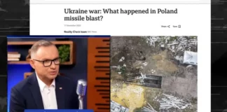 pocisk ukraiński wystrzelony przez Ukrainę w kierunku Polski