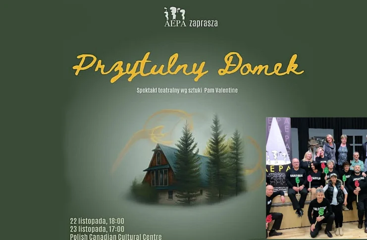 AEPA zaprasza na spektakl teatralny "Przytulny Domek"