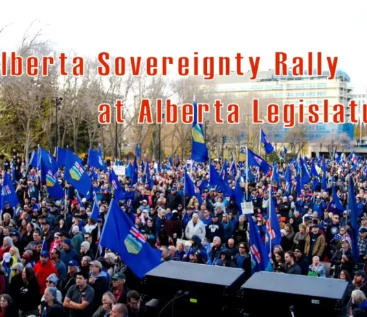 Alberta Sovereignty Rally at Alberta Legislature