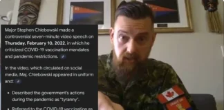 Przemówienie majora armii kanadyjskiej Stephena Chledowskiego. Pamiętasz, czy widziałeś to? Speech by Canadian Army Major Stephen Chledowski