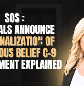 Liberałowie ogłaszają kryminalizację przekonań religijnych. Bill C9 Michelle Rempel Garner