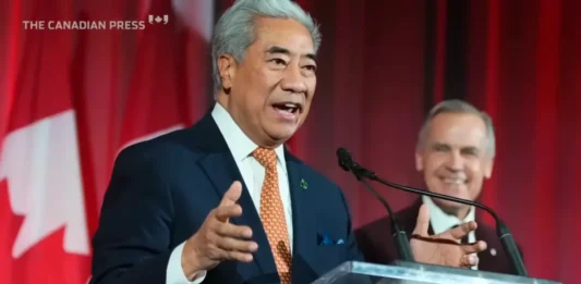 Michael Ma crosses the floor