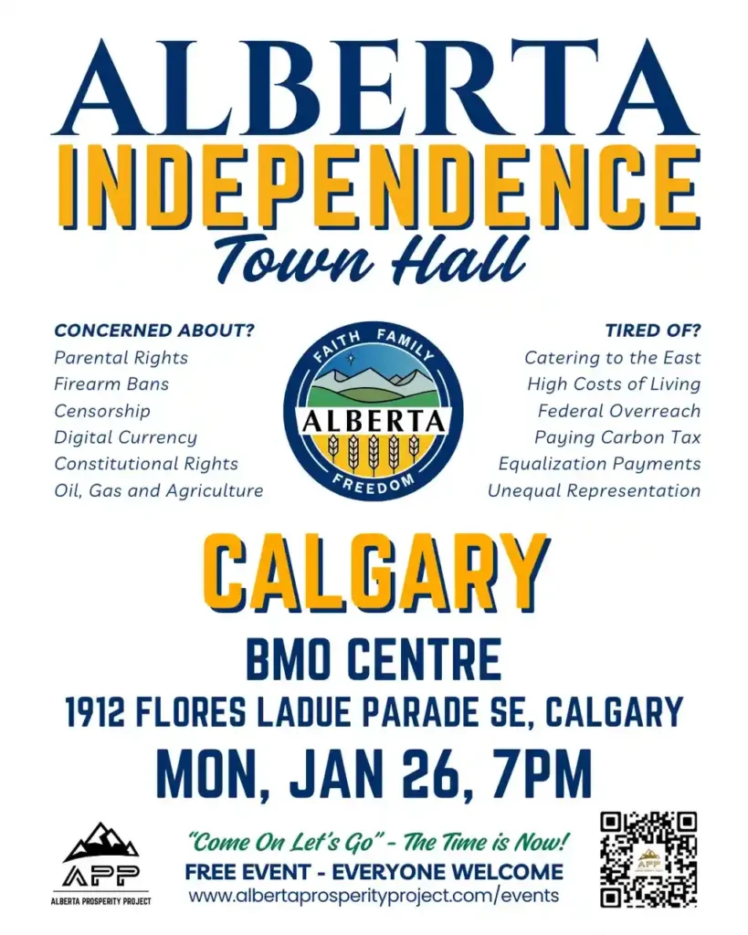 OGROMNA FREKWENCJA aby podpisać petycję na spotkaniu Calgary Independence. 5 stayfreealberta