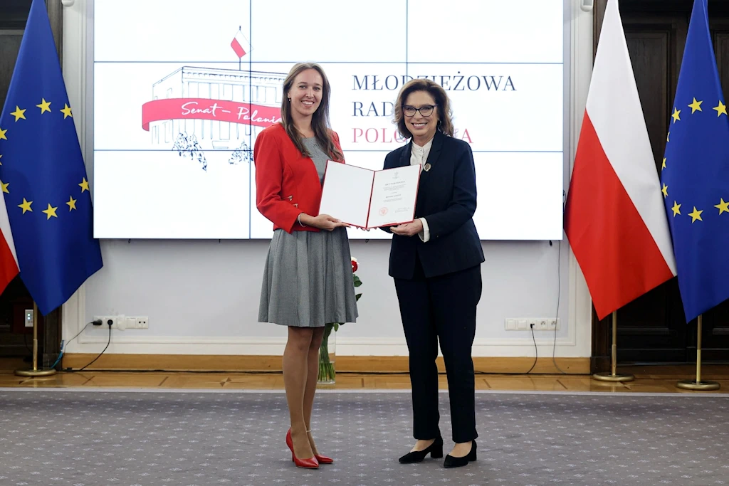 Monika Kardyś z Calgary została członkiem Młodzieżowej Rady Polonii przy Marszałku Senatu RP. 2