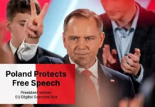 Prezydent zawetował brukselską ustawę o usługach cyfrowych jako „cenzurę administracyjną”.