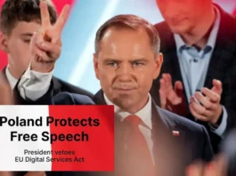 Prezydent zawetował brukselską ustawę o usługach cyfrowych jako „cenzurę administracyjną”.