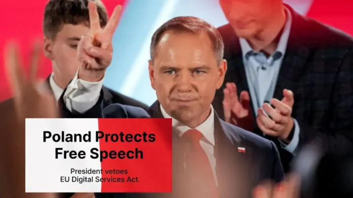 Prezydent zawetował brukselską ustawę o usługach cyfrowych jako „cenzurę administracyjną”.