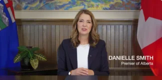 Premier Danielle Smith ogłasza ogłosiła referendum, które odbędzie się 19 października 2026 r.