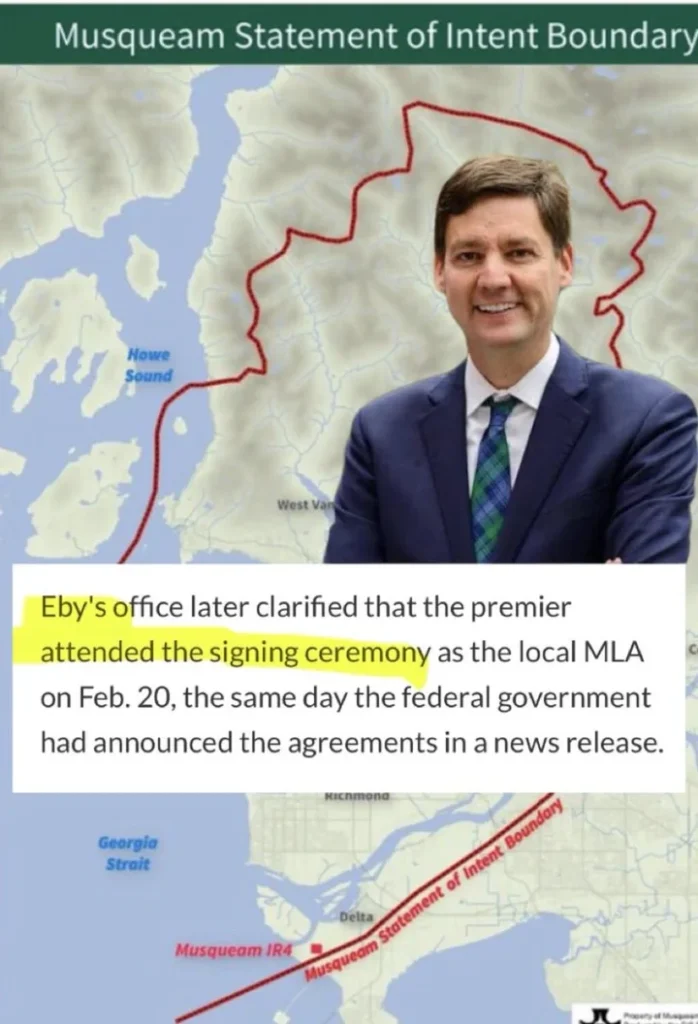 Kandyjski rząd po cichu wynegocjował porozumienie, które przekazuje Aborygenom prawa własności do całego Vancouver. 2 Premier David Eby - BC Vancouver