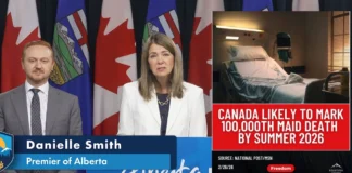 Premier Alberty Danielle Smith wraz ze swoim rządem przedstawiła projekt ustawy, który ograniczyłby dostęp do pomocy medycznej w umieraniu