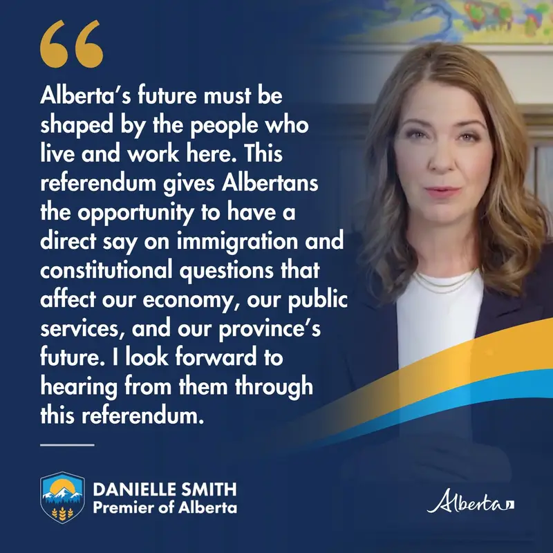 Alberta Referendum Danielle Smith