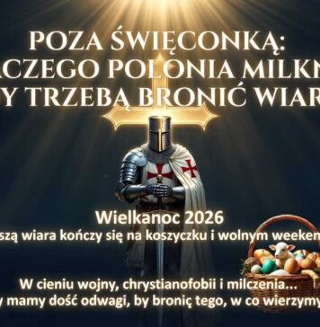 Mietek Piorkowski – Dlaczego Polonia milknie, gdy trzeba bronić wiary? Mietek Piorkowski Poza więconką plakat Edmonton 2026