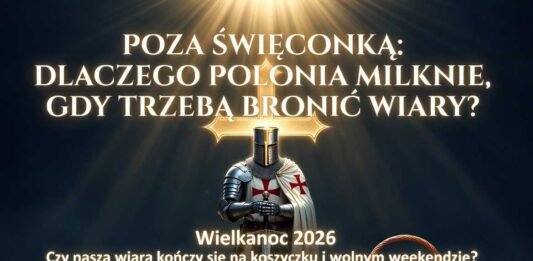 Mietek Piorkowski – Dlaczego Polonia milknie, gdy trzeba bronić wiary? Mietek Piorkowski Poza więconką plakat Edmonton 2026
