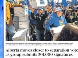 Alberta independence petition.