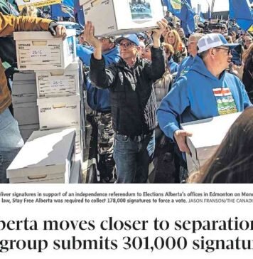 Alberta independence petition.