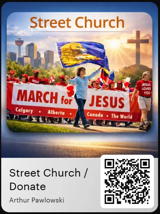 Street Church Calgary donate poster