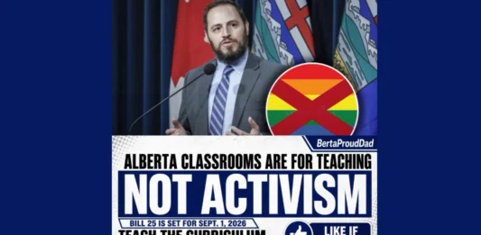 Od września w szkołach w Albercie pozostaną dwie flagi, a flaga Pride zostanie usunięta. Alberta Bill 25