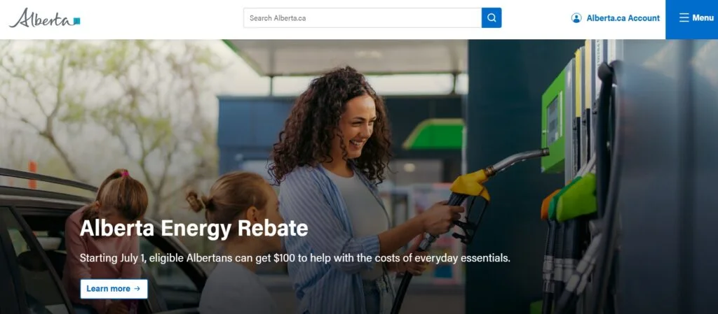 Kalendarz Wydarzen 37 Alberta Energy Rebate website link