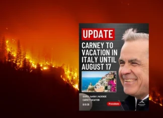 KANADA PŁONIE, a nasz Prime Minister CARNEY bawi na wakacjach we Włoszech. Vacation in Italy